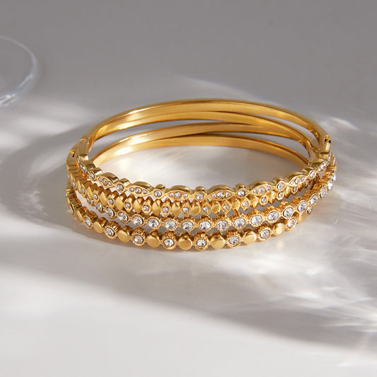 Rhinestone Stackable Bangle
