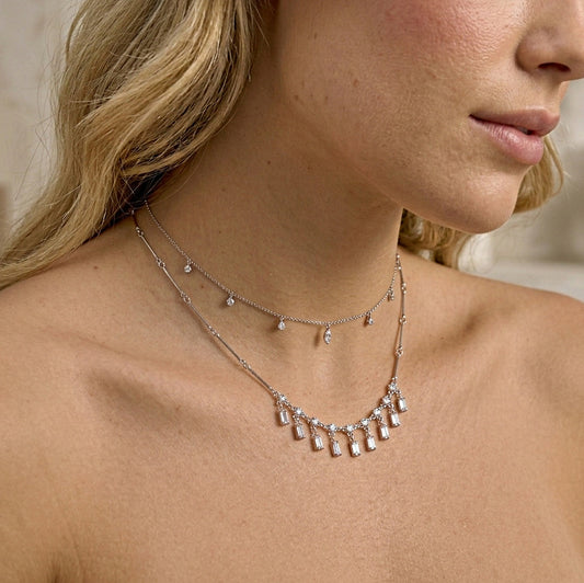 Minimalist Long Fringe Necklace