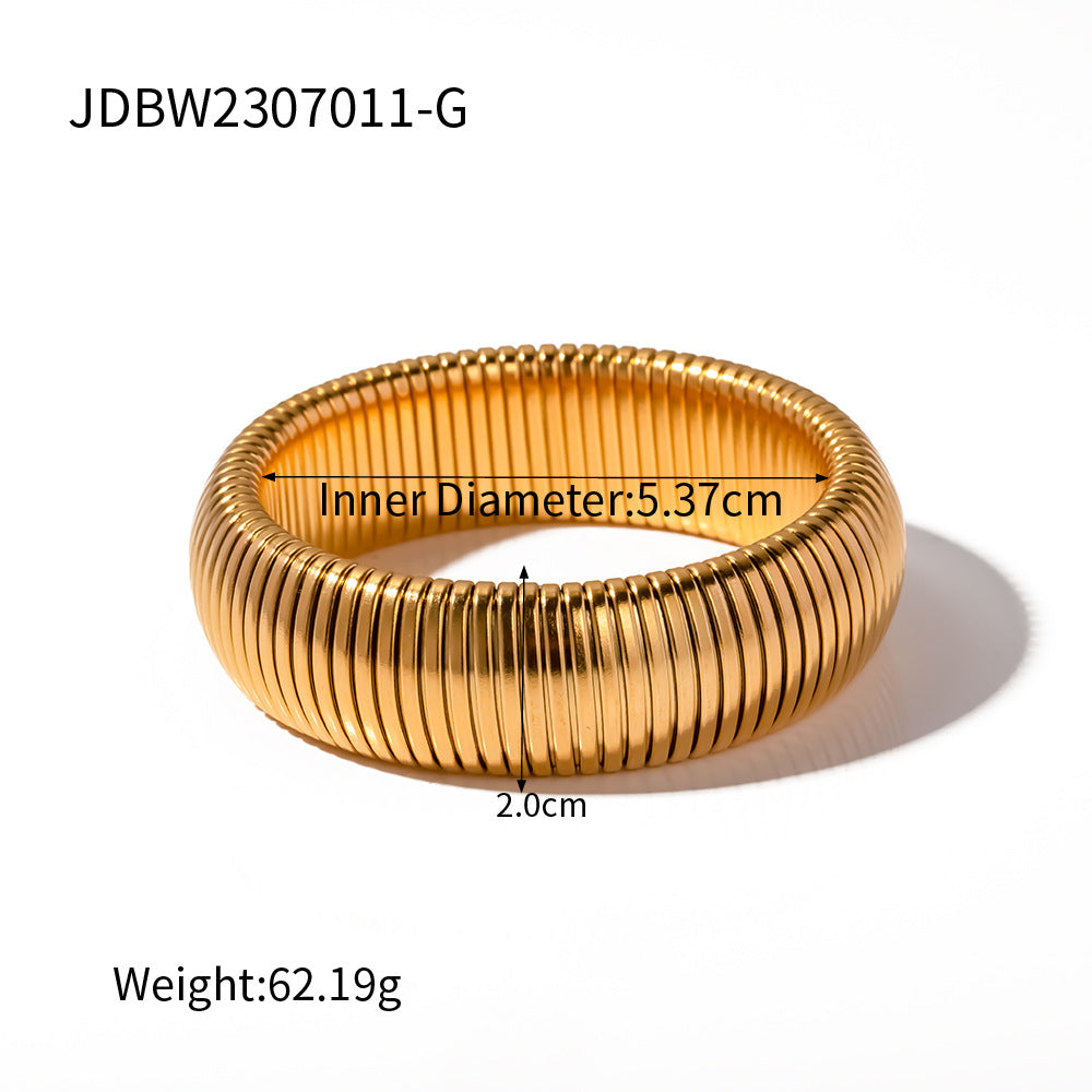 Bold Oversized Plain Bangle