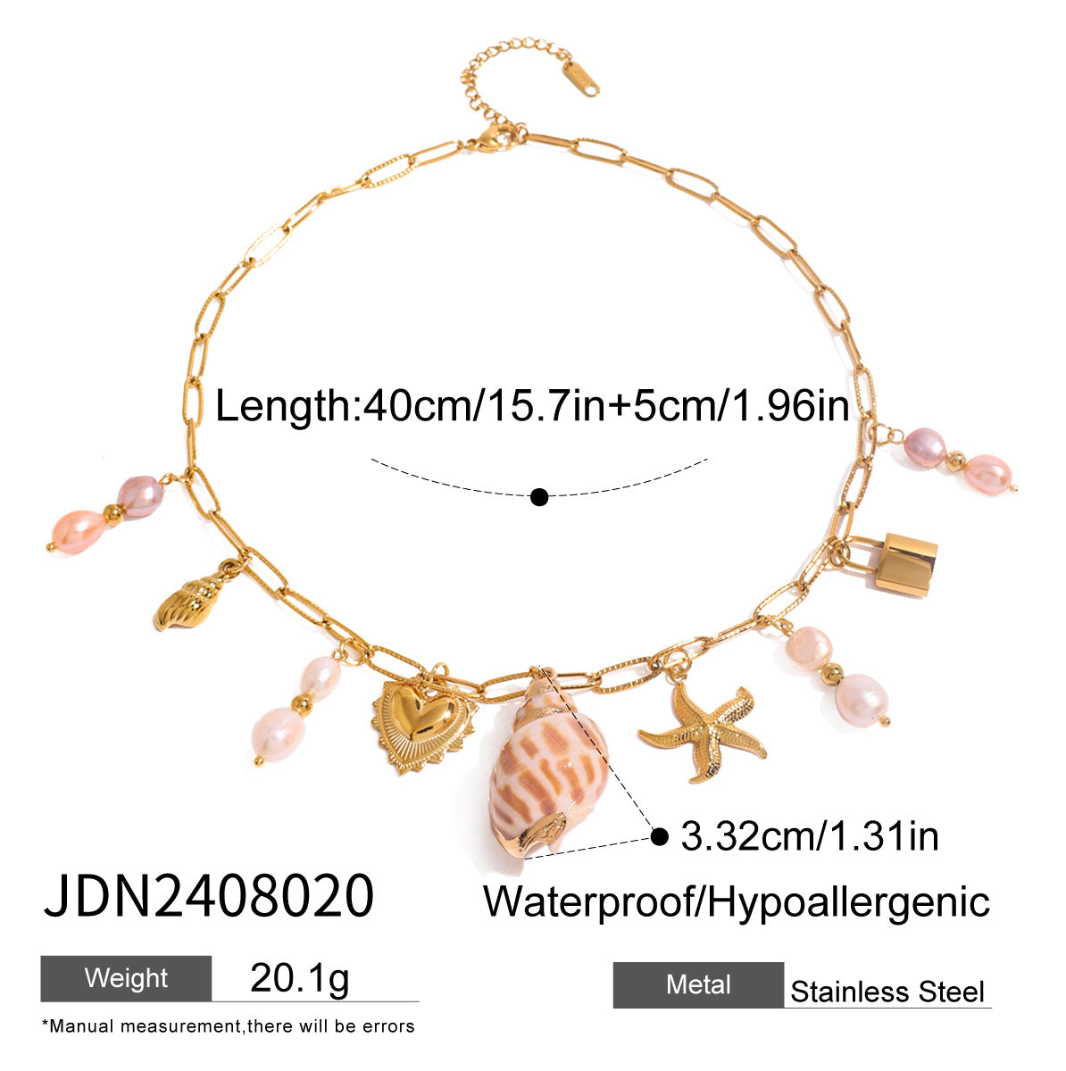 Ocean Style Pearl Necklace