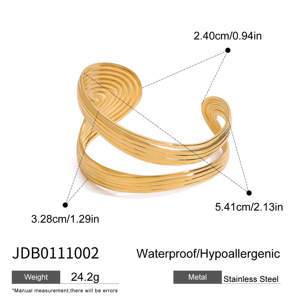 Hollow Open Bangle