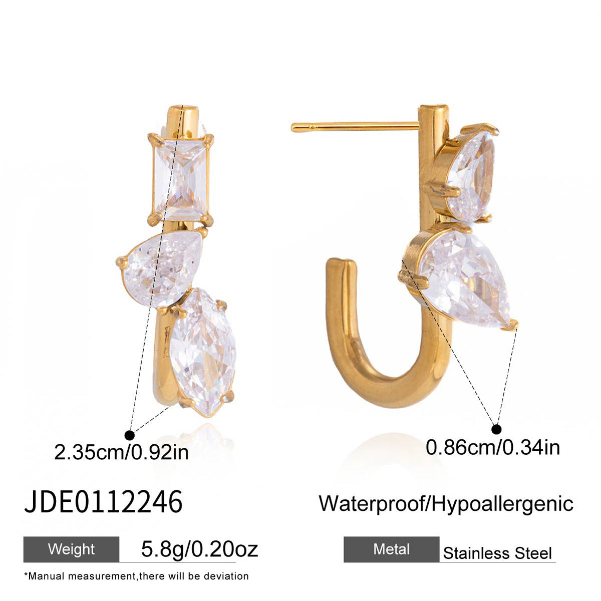 Zirconia Studs