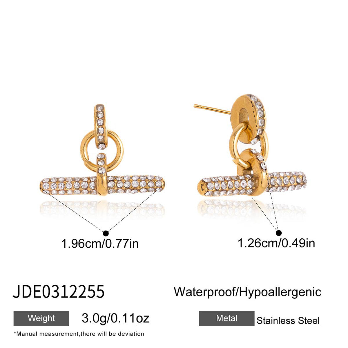 T-Bar Earrings