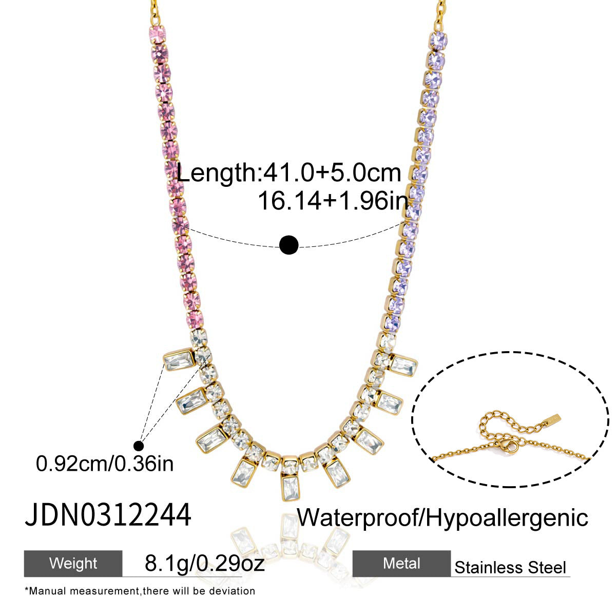 Minimalist Cubic Zirconia Necklace