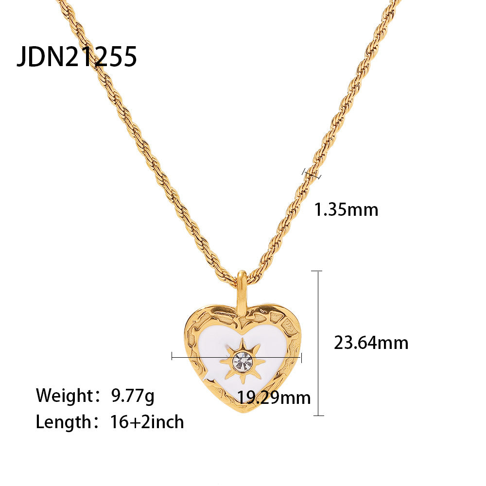 Waterproof Heart Necklace