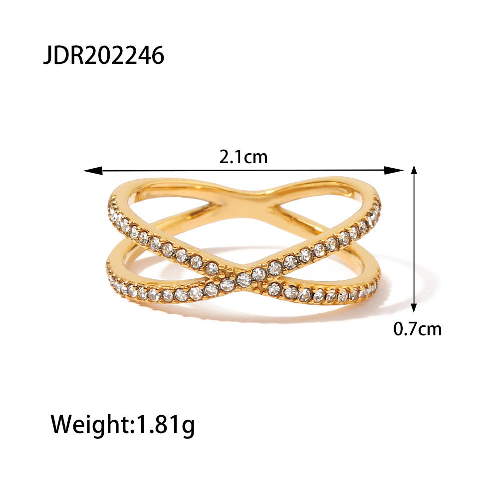 Waterproof Criss-Cross Ring