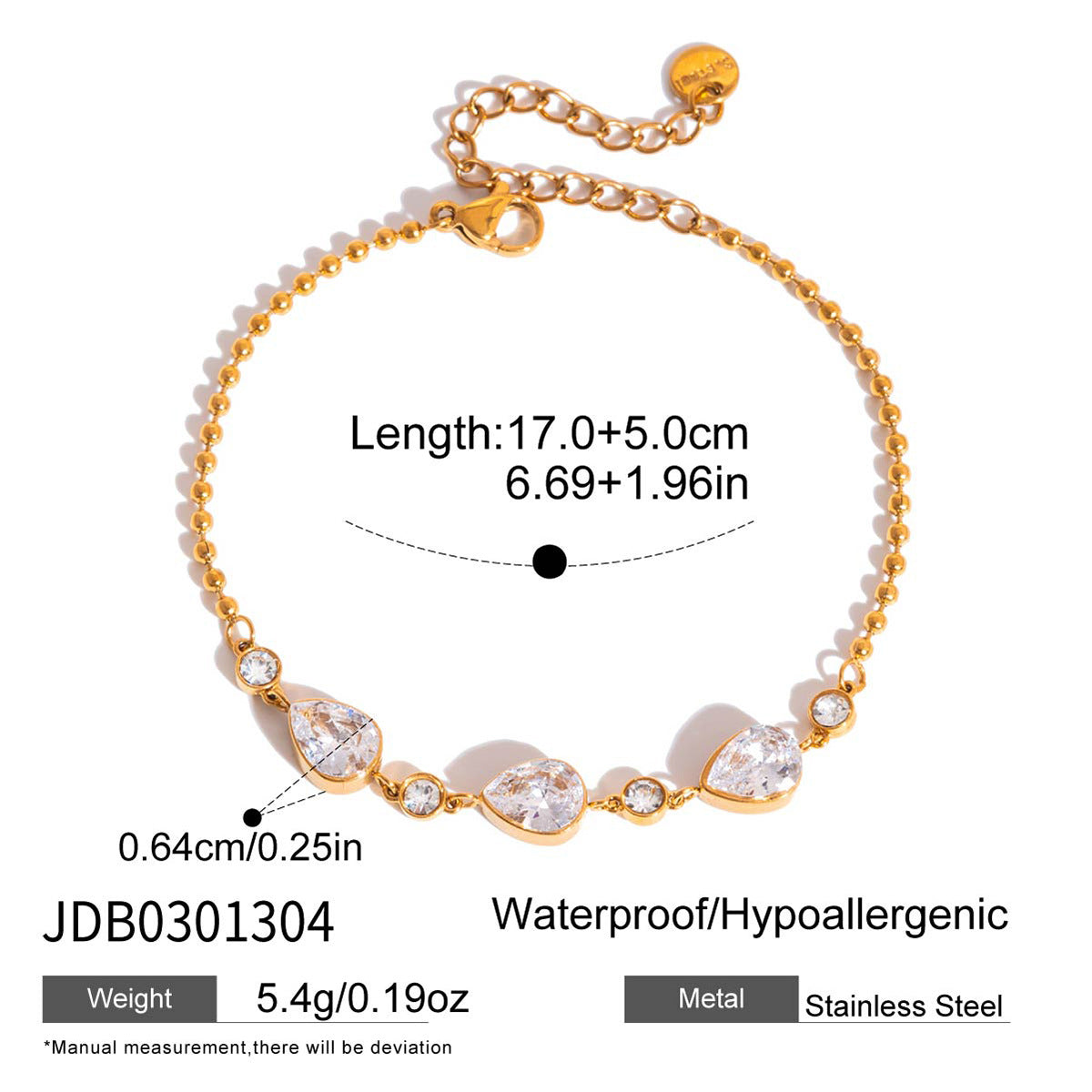 Waterproof Gradient Bracelet