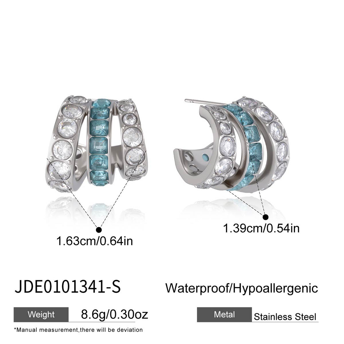 Minimalist Hollow C-Earrings