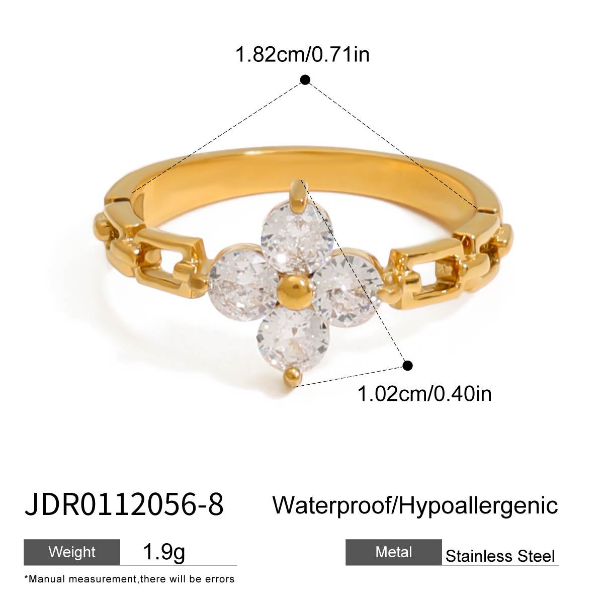 Waterproof Clover Ring