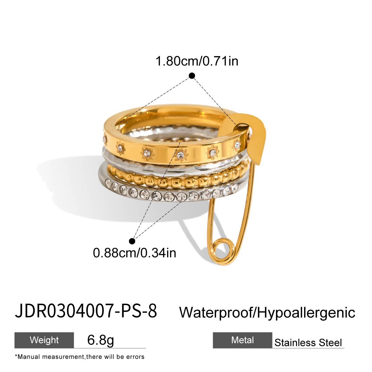 Minimalist Layered Ring