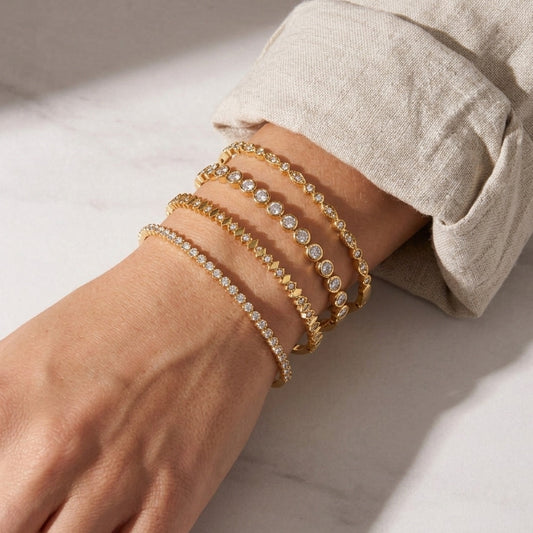 Rhinestone Stackable Bangle