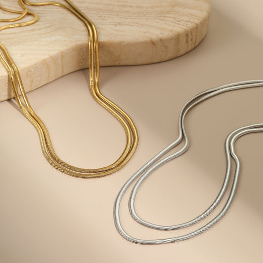 Minimalist Snake Chain Necklace