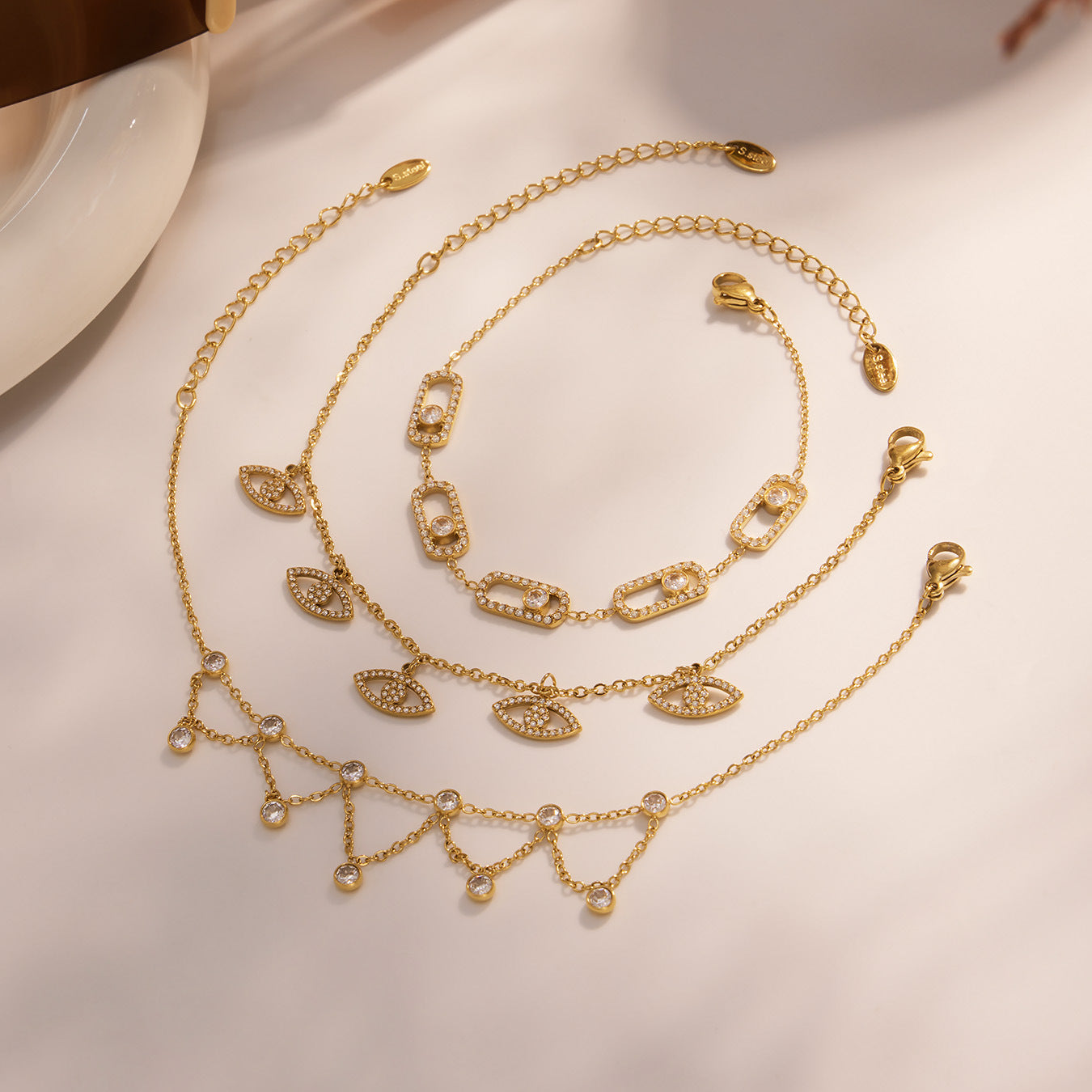 Starburst Dangle Charm Bracelet