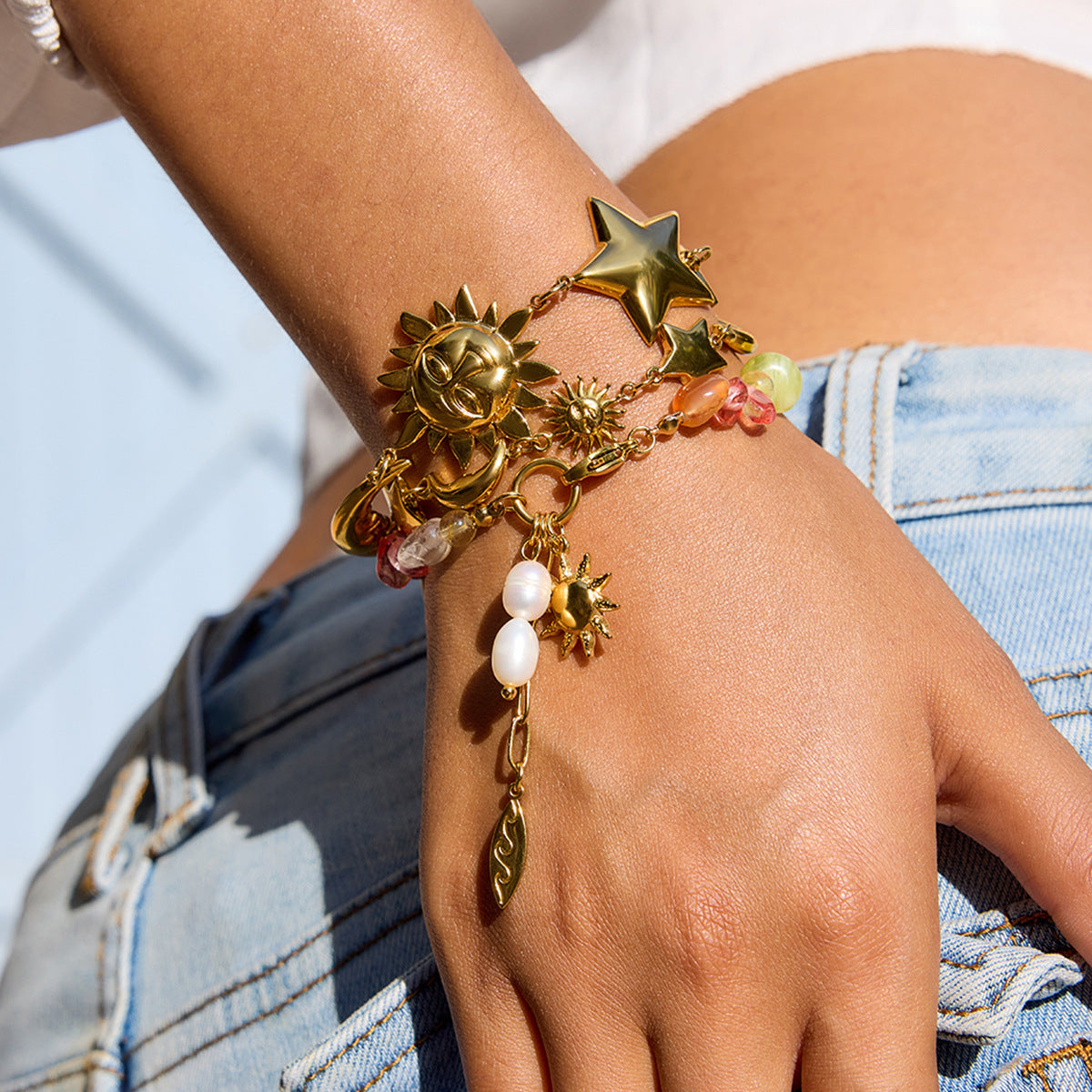 Sun Moon Star Bracelet