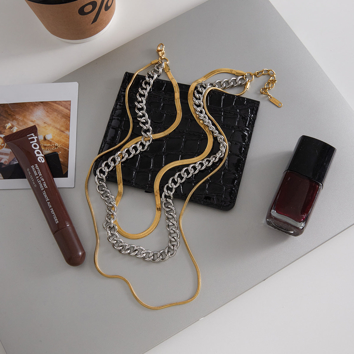 Three Layer Cuban Link Necklace