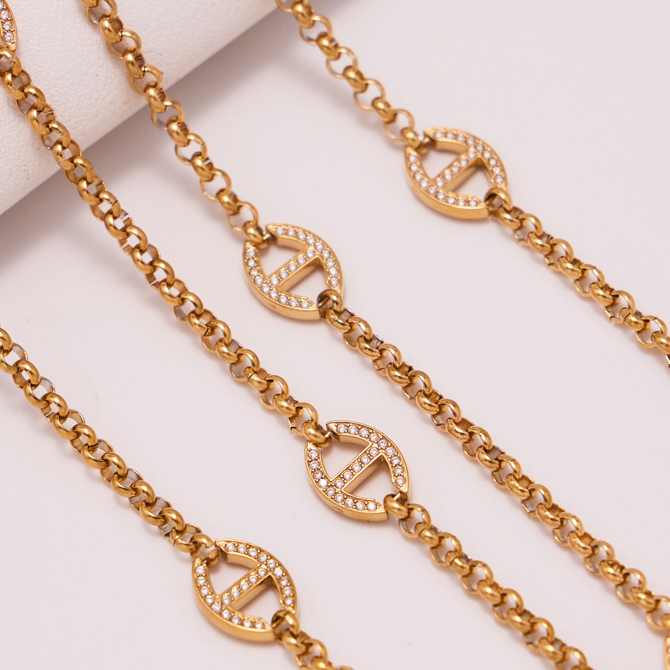 Double Layer Long Necklace