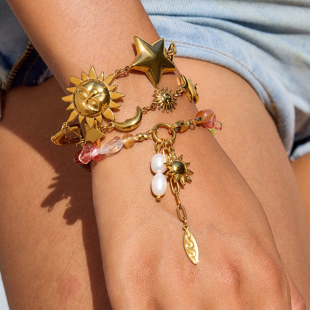 Sun Moon Star Bracelet