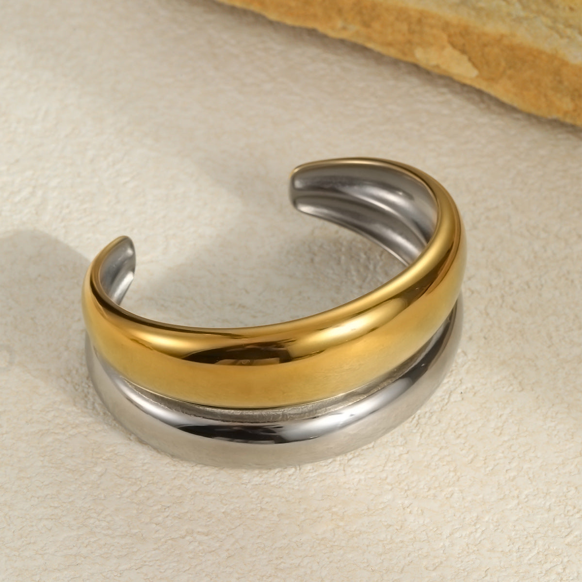 Bold Two-Tones Bangle