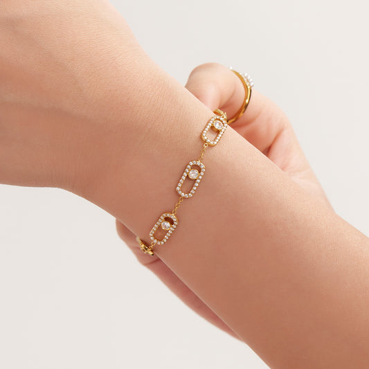 Starburst Dangle Charm Bracelet