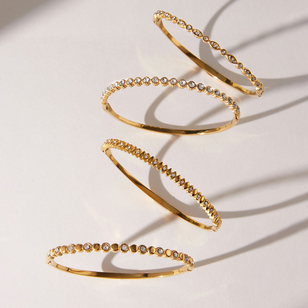 Rhinestone Stackable Bangle