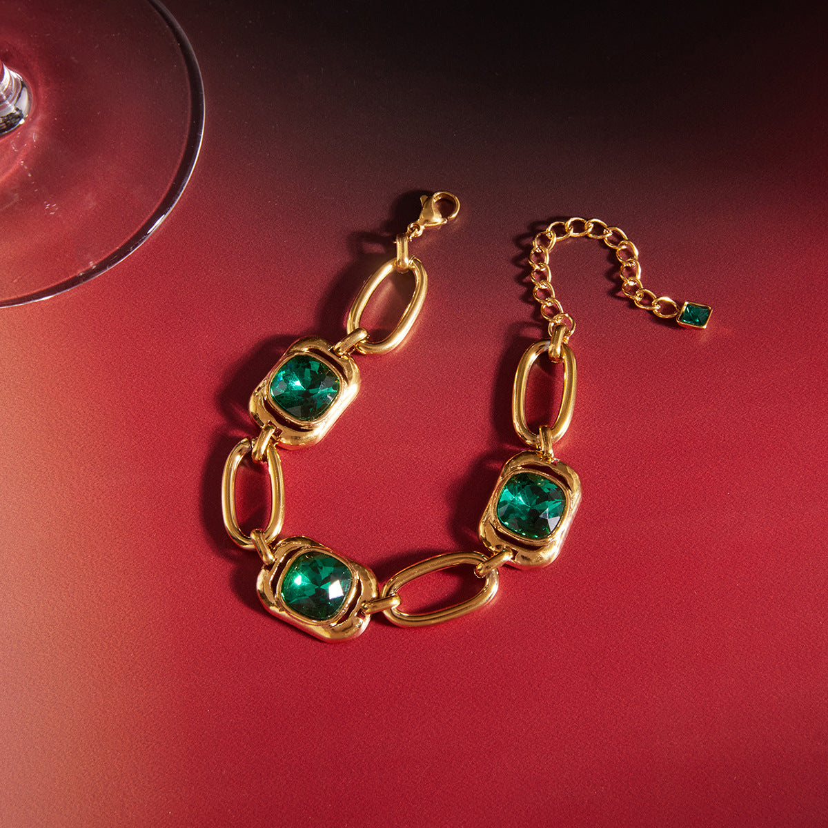 Square Emerald Cut Bracelet