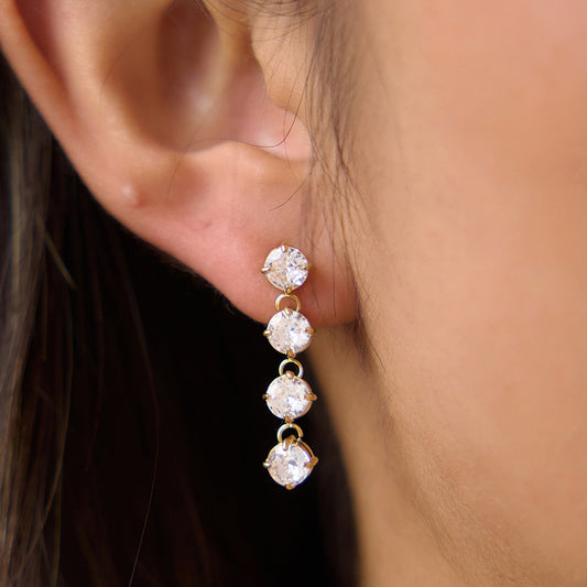 Minimalist Long Tassel Earrings