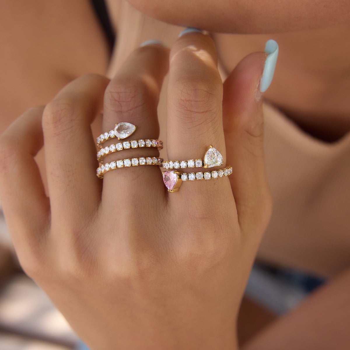 Minimalist Snake Wrap Ring