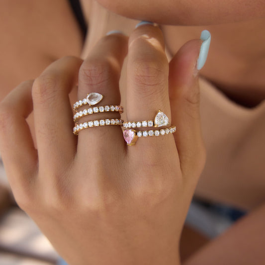 Minimalist Snake Wrap Ring