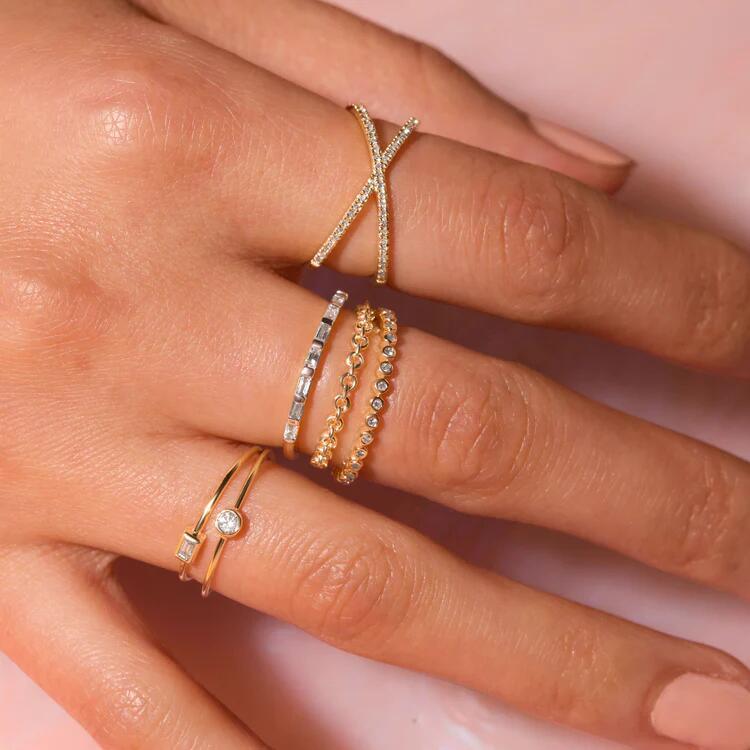 Waterproof Criss-Cross Ring