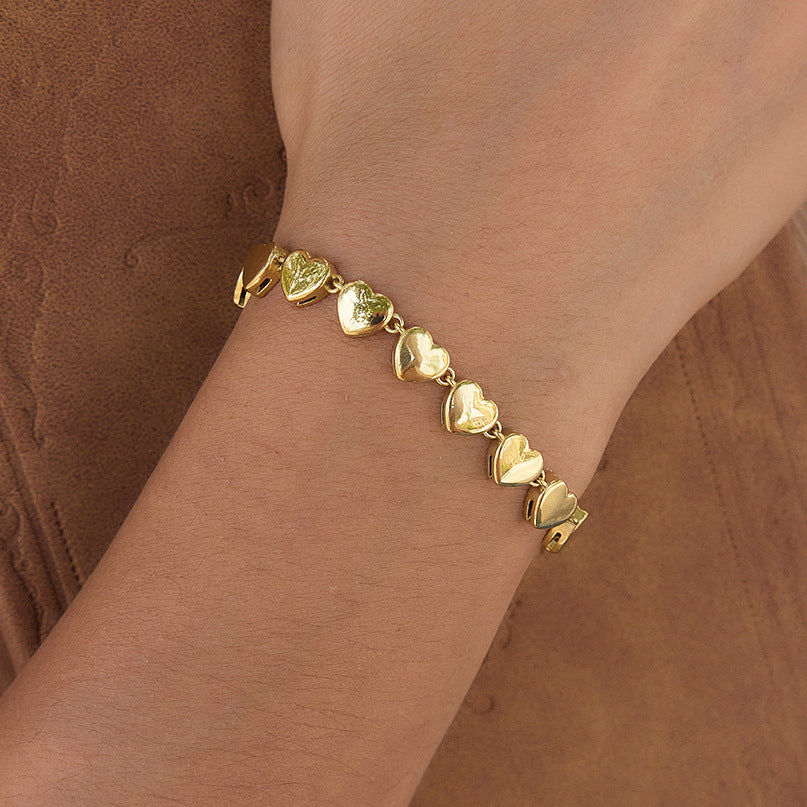 Minimalist Sparkling Heart Pendant