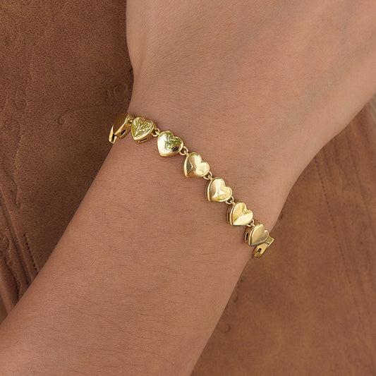 Minimalist Sparkling Heart Pendant
