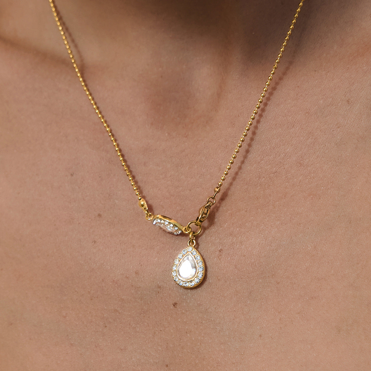 Waterproof Solitaire Necklace