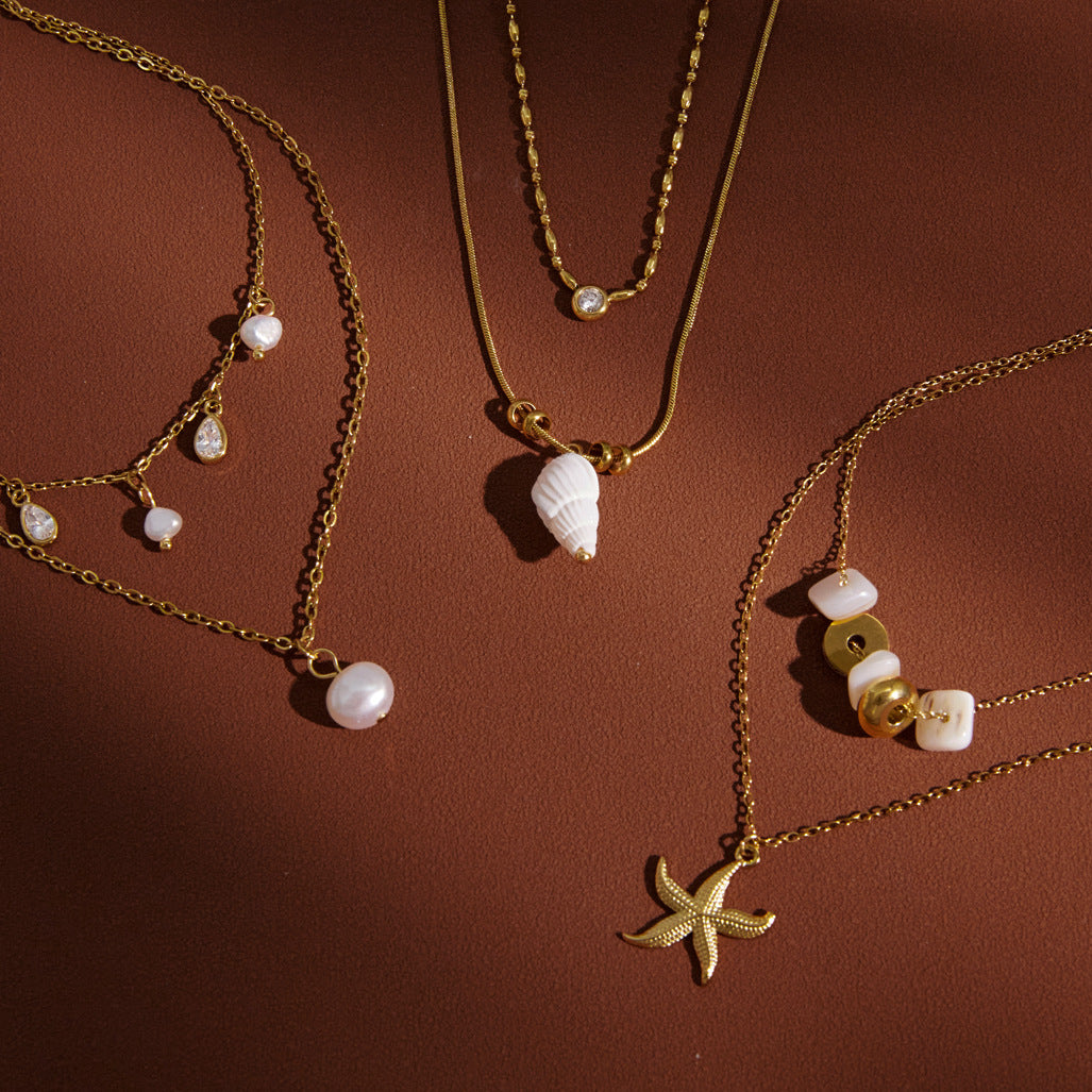 Waterproof Pearl Necklace