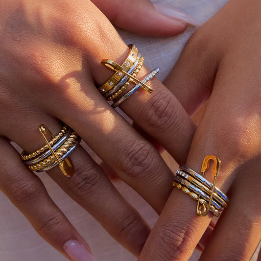 Minimalist Layered Ring