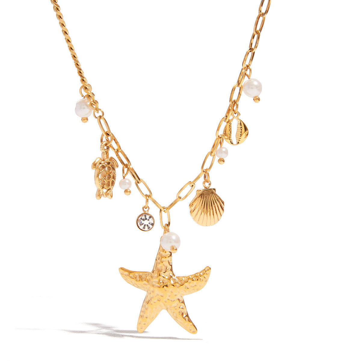 Vacation Style Pearl Necklace