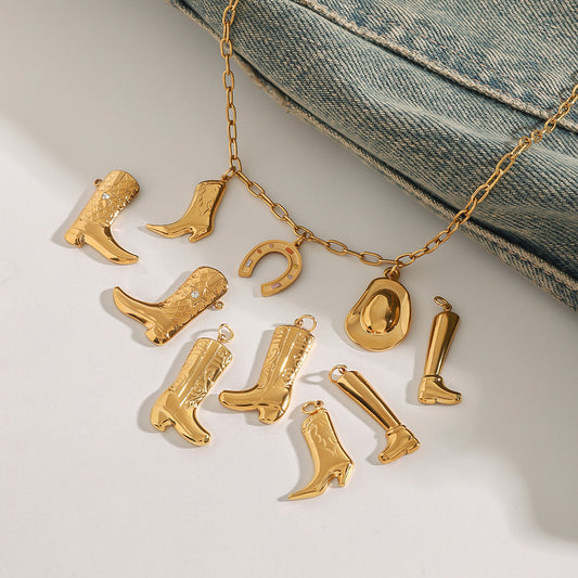 Stainless Steel Jewelry Accessories DIY Pendant