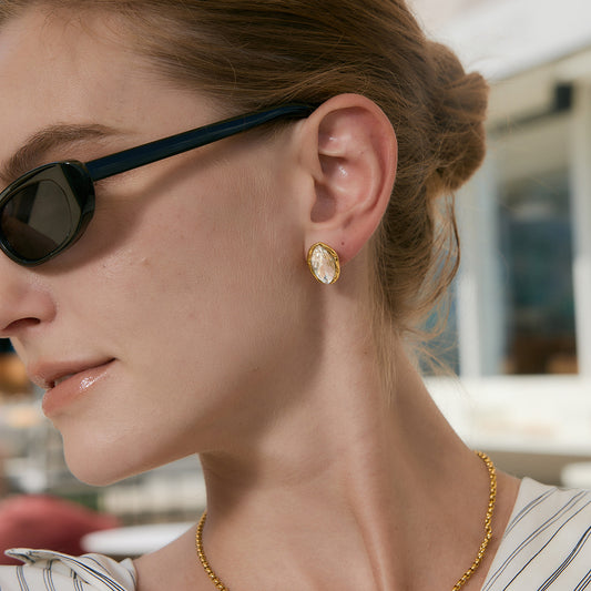 Minimalist Marquise Earrings