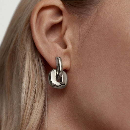 Waterproof Duo-Tone Geometric Studs