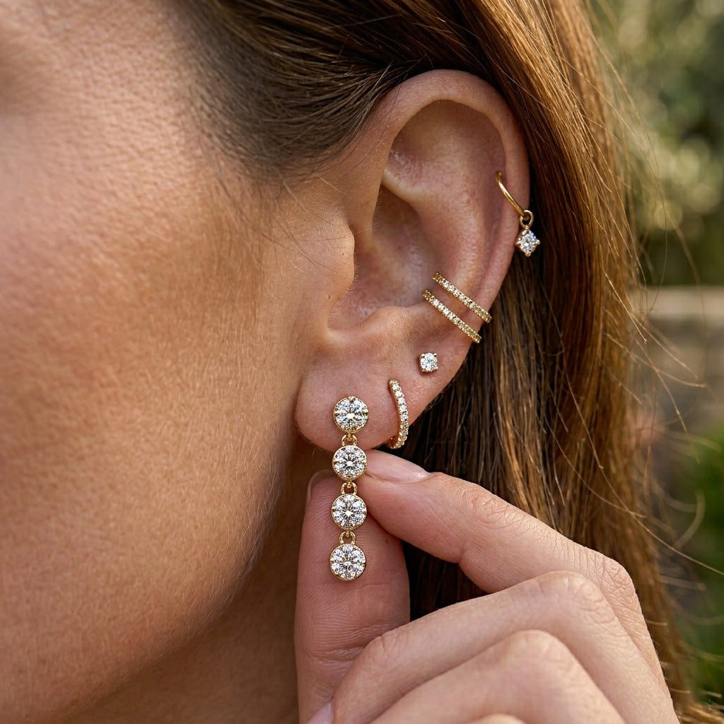 Minimalist Long Tassel Earrings