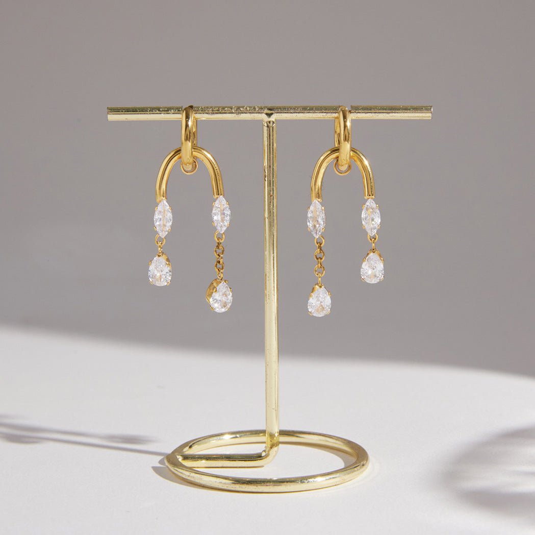 Minimalist Long Tassel Earrings