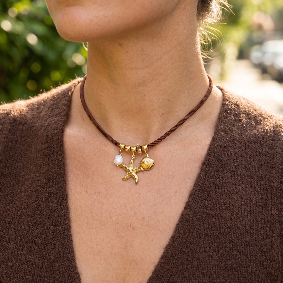 Minimalist Coastal Shell Necklace