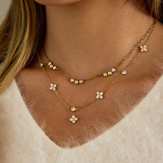 Waterproof Clover Necklace