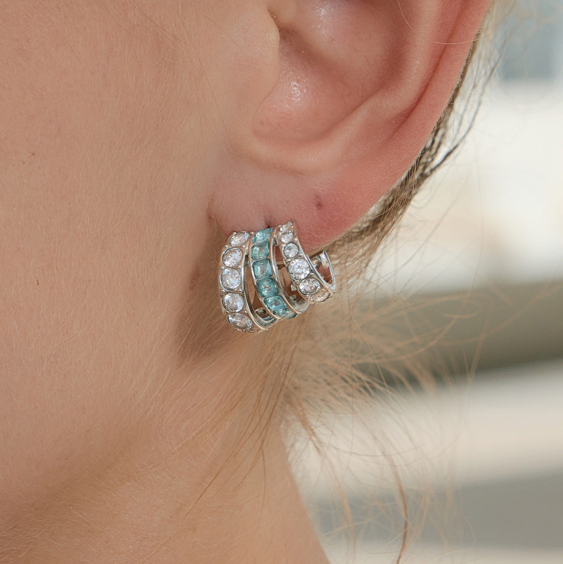 Minimalist Hollow C-Earrings