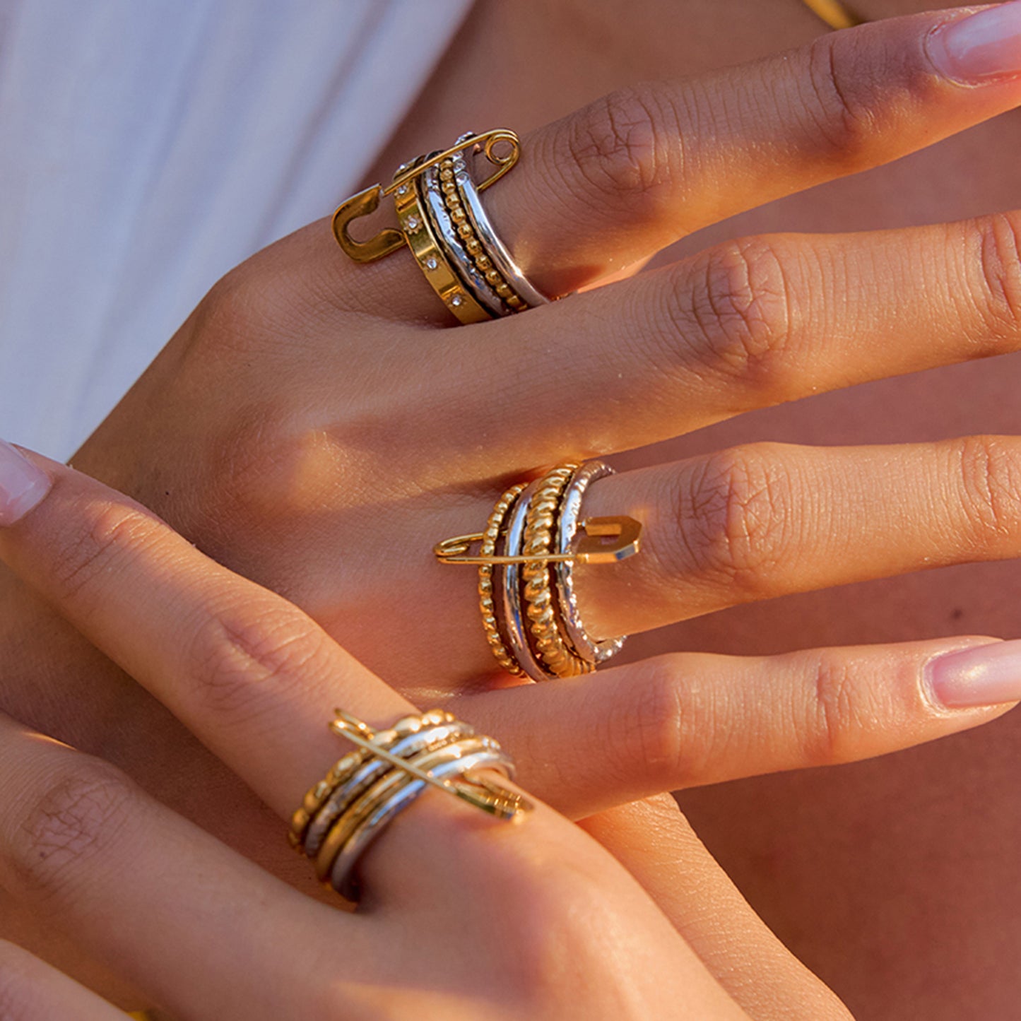Minimalist Layered Ring