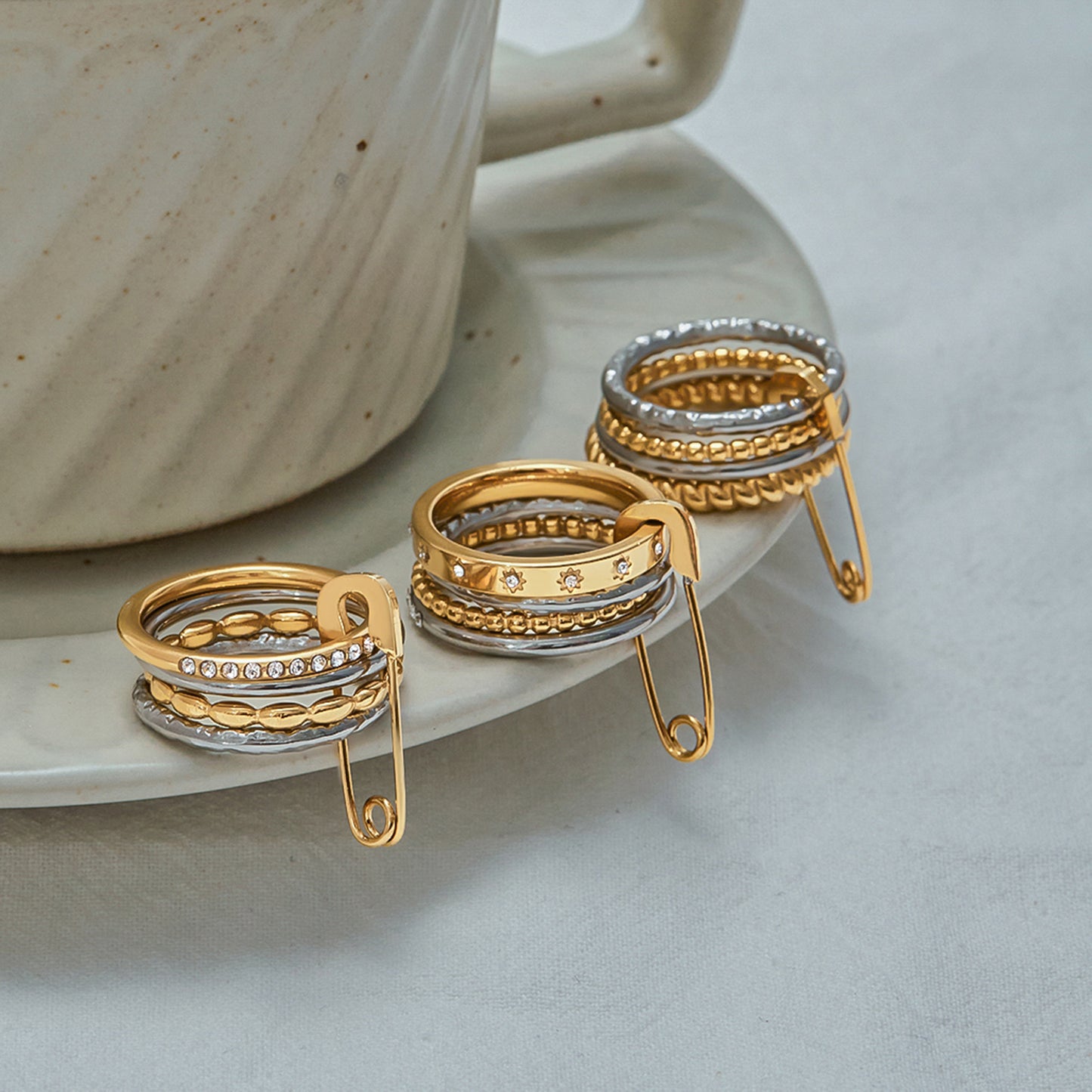 Minimalist Layered Ring
