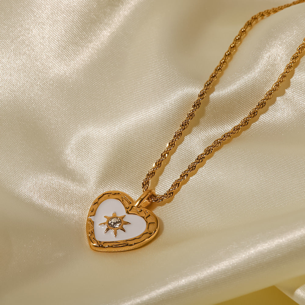 Waterproof Heart Necklace