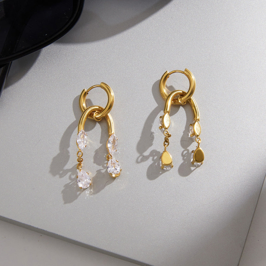 Minimalist Long Tassel Earrings
