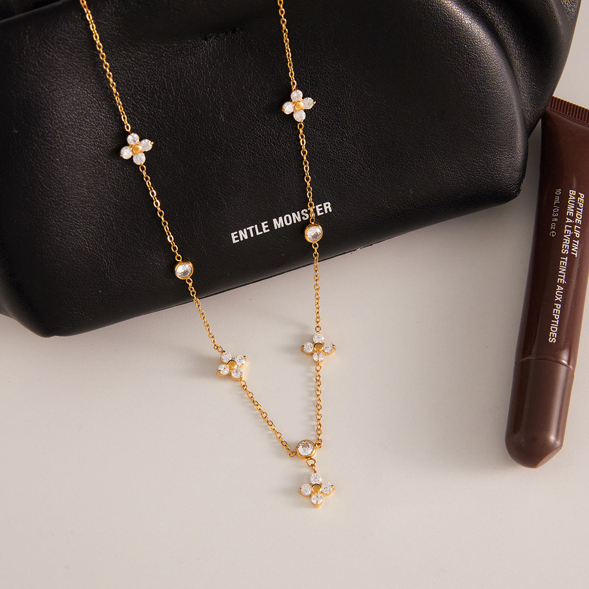 Waterproof Clover Necklace