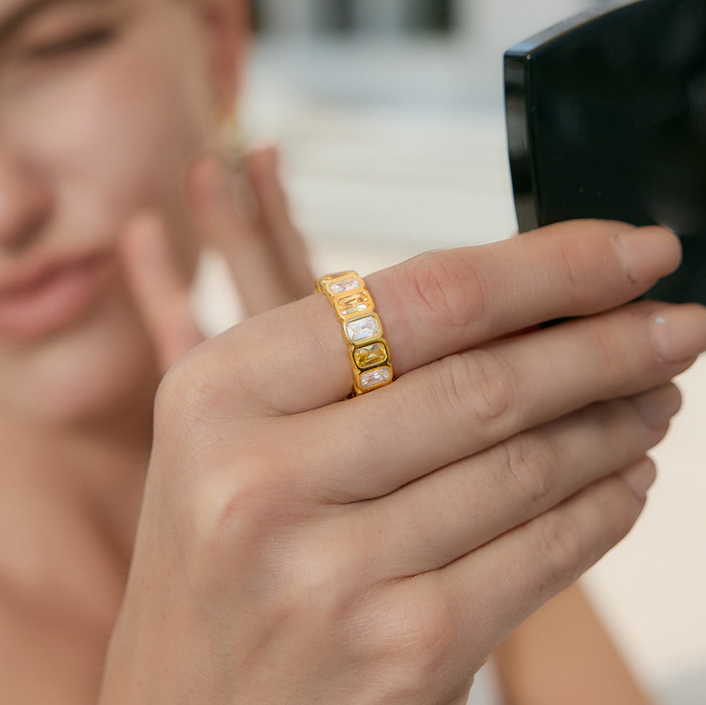 Waterproof Solitaire Ring