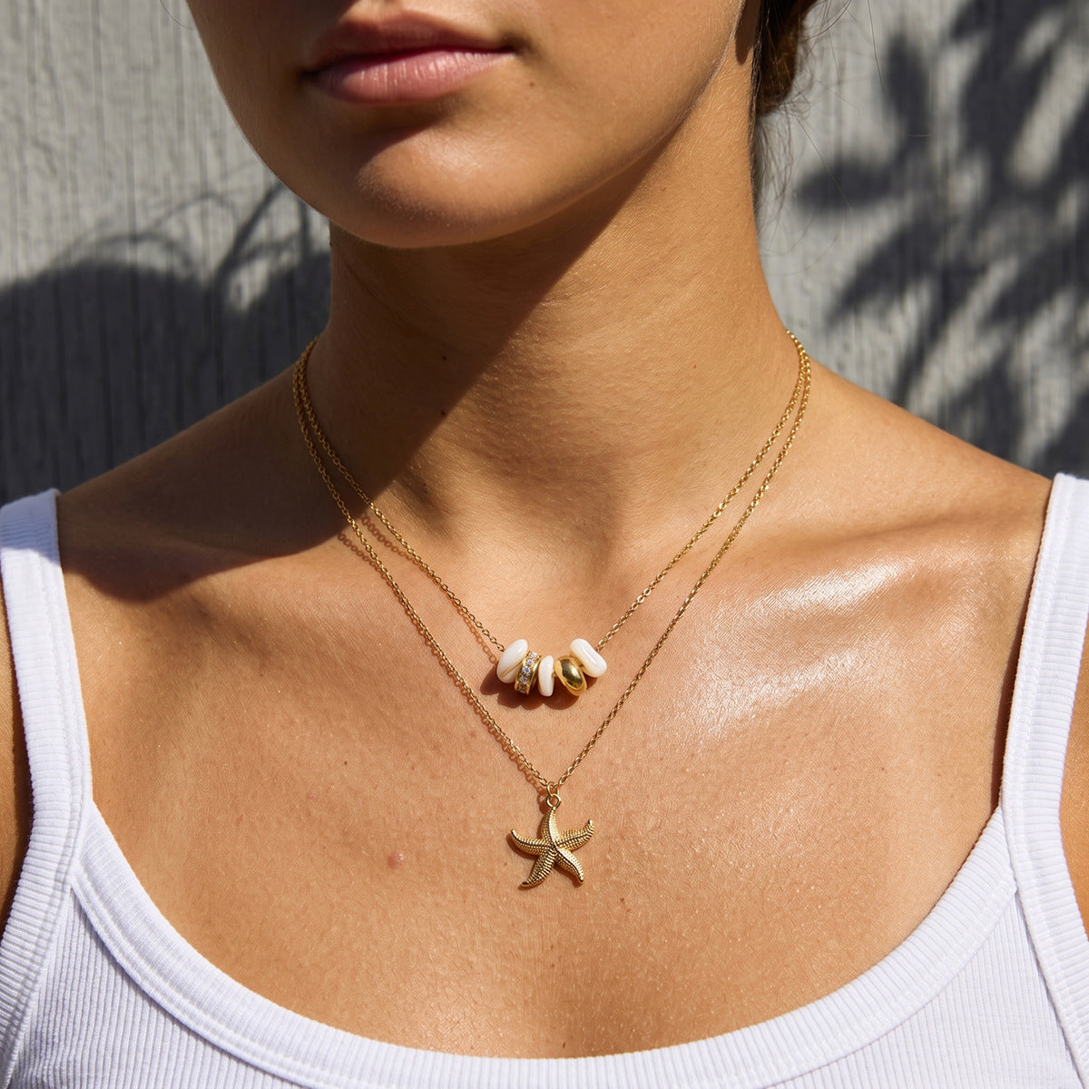 Waterproof Pearl Necklace